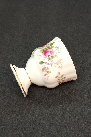 Lavender Rose Bone China Antika Yumurtalık 7.5x5 Cm 1 Adet Pembe