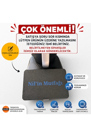 Thermomix Tm7 Uyumlu İsminize Özel Mutfak Ekran Koruyucu Kılıf Aparatı