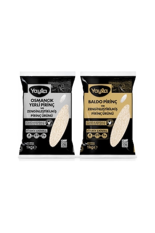 Yayla Vitaminli Baldo Ve Osmancık Pirinç 1 Kg - Türkiye'de Bir İlk - Sağlıklı Besleyici Seri