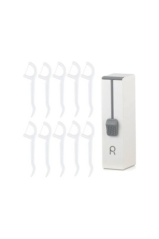 Sn-37856 Taşınabilir 10 Lu Mini Diş İpi Saklama Kutusu Beyaz