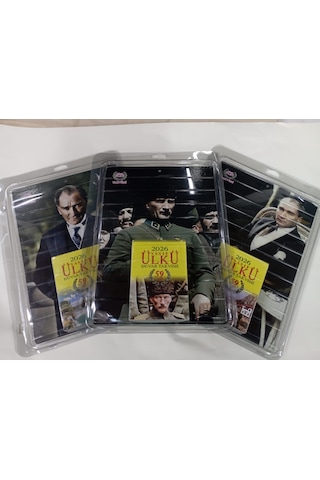 Ülkü Takvimi 2026 Atatürk Özel Ambalajlı Gönderim