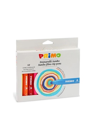 Primo Yıkanabilir Jumbo Keçeli Kalem 12 Li