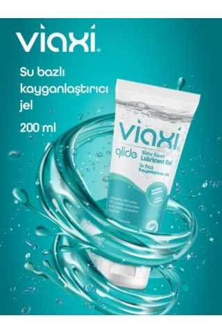 Viaxi Glide Su Bazlı Kayganlaştırıcı Jel 200 ML