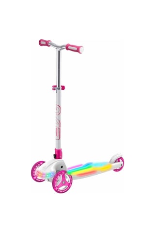 3 Tekerlekli Katlanabilir Colour Burst Işıklı Scooter: Gökkuşağı Senin Scooterında Canlanıyor Çok Renkli