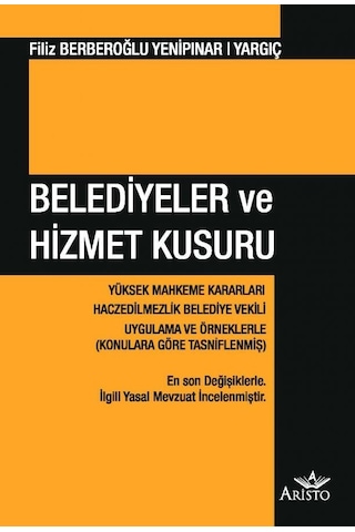 Belediyeler ve Hizmet Kusuru N11.631