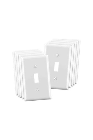 Trendooze Suntek 10 Adet Abd Standart Priz Plakaları, Modern Dekor İçin Uygun