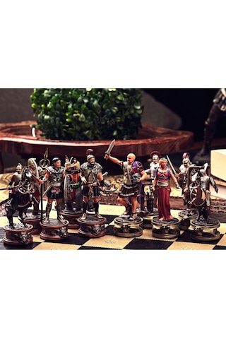 Kartaca - Roma Temalı Satranç Takımı