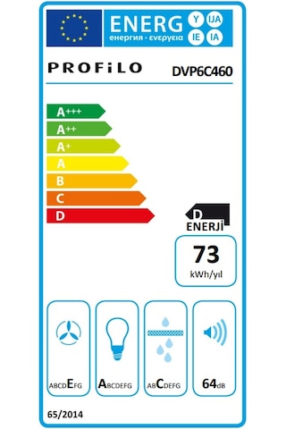 Profilo DVP6C460 Duvar Tipi 60 CM Davlumbaz