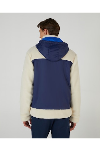 Skechers M Outdoor Fleece Full Zip Sherpa Erkek Offwhite Mont S242039-102 Beyaz