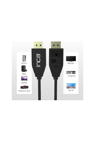 Idpd-40 Displayport To Displayport 2.1 16k 60hz 15360x8460 8k 120hz 4k 240hz 54 Gbps