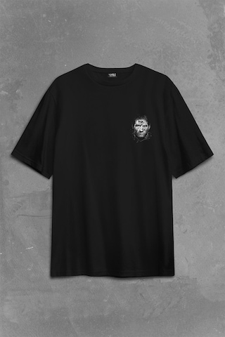 The King Leo Lionel Messi Barcelona Forma Beyaz Sırt Ön Baskılı Oversize Tişört Unisex T-shirt 001