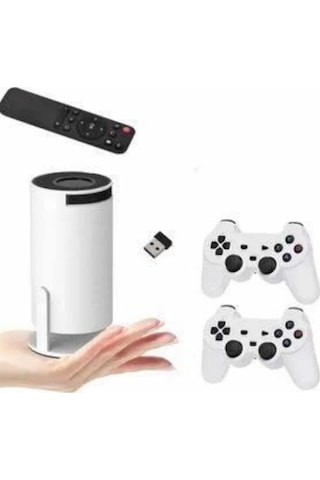 Mey İthalat Taşınabilir Android Projeksiyon Ayaklı Çift Kollu 4k Çözünürlüklü Sinema Projeksiyonu