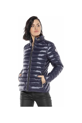Cipo & Baxx Wm113 Kadın Şişme Mont Darkblue Koyu Mavi