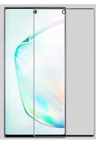 Samsung Galaxy Note 10 Plus İle Uyumlu Şeffaf Esnek Kavisli Ekranı Tam Kaplayan Pet Ekran Koruyucu