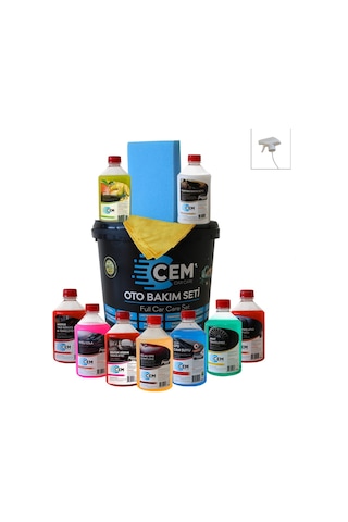 Cem Full Oto Bakım Seti 12 Parça