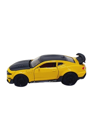 Çekbırak Metal Araba Chevrolet Camaro Zl1 -3611a - Sarı