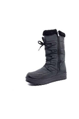 Twingo 995 Kışlık Içi Kürklü Termal Siyah Kadın Kar Botu (505116524)