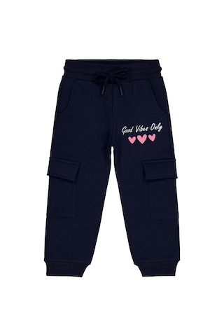 Civil Girls Kargo Cepli 2-5 Yaş Eşofman Altı - Lacivert