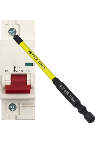 Pazly 110mm Çapraz Tornavida Uçları - Dayanıklı Ve Pratik, 6 Adet Set - Elektrikçiler İçin