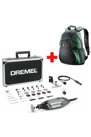 Dremel 3000-3 /45 130 W Elektrikli El Motoru + Bosch Sırt Çantası Set