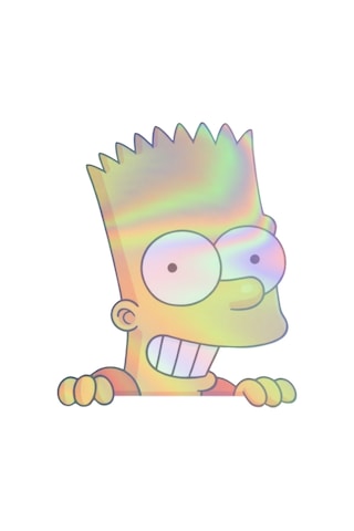 Simpson Sticker Araba, Motorsiklet, Kask, Laptop, Cam Sticker 12x10 Cm
