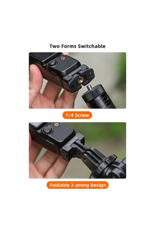 Leezsing Osmo Pocket 3 İçin Hızlı Çıkartma Adaptörü - Katlanabilir Ve Taşınabilir Aksesuar