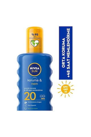 Spf 20 Bronzlaştırıcı Güneş Yağı - Spf20