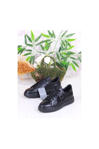 Pierre Cardin 1362002 Siyah Orijinal Ürün İç Ve Dış Hakiki Deri Sneaker Erkek Ayakkabı Siyah