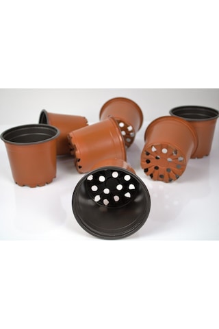 Vakum Saksı 12X10 Cm 100 Adet Üretim Saksı Çiçek Saksı Fide Saksı