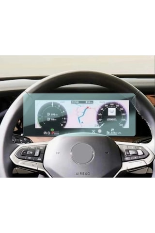 Vw Tayron Dijital Gösterge Ekran Koruyucu - Kırılmaz Şeffaf Nano Teknoloji