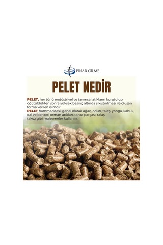 Kedi Kumu 20kg %100 Çam Peleti 6mm Odun Peleti 20kg Çuval
