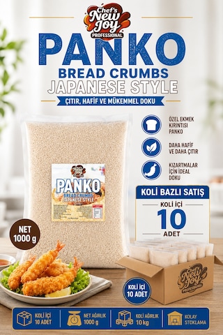 Ekmek Kırıntısı Panko 1000 G X 10 Adet - 1 Koli Koli Bazlı Avantaj Paketi