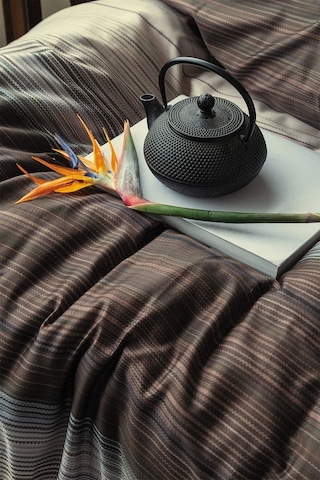 Gerard 210 Tc 83 Tel Dijital Pamuk Saten Nevresim Takımı Tek Kişilik