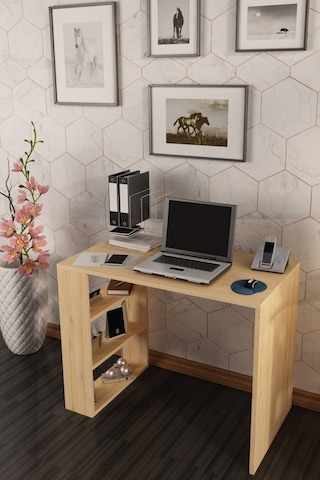 Bej Safir Meşe Çalışma Masası Safir Meşe