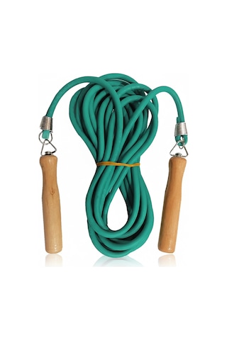 7 Metre Deri Ayarlanabilir Atlama İpi - Fitness - Crossfit- Rope - Sağlık - Egzersiz - Spor