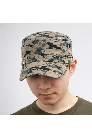 Valkyrie Dijital Kamuflaj Şapka Ayarlanabilir Unisex Askeri Kep Outdoor Kamp Balıkçı Şapkası A Kamuflaj