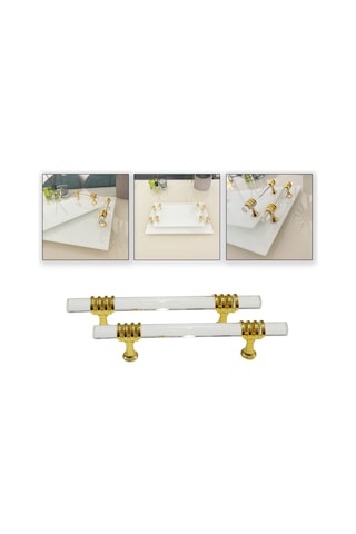 Epoksi Tepsi Kulpu Cam Kulp 2 Adet Gold