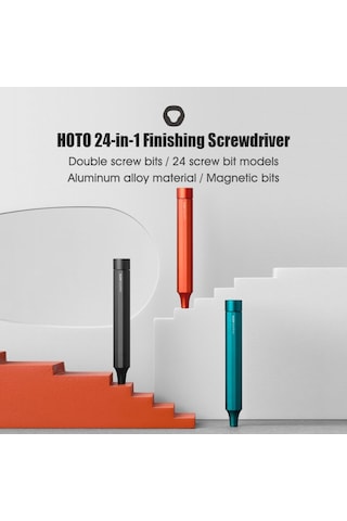 Hallow Hoto 24-ın-1 Çift Vida Uç Hassas Tornavida Seti