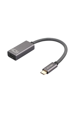 Yaleker Type-c Erkekten Mini Dp Dişine Hdmı Konvertörü - 4k 60hz/2k 144hz Ses-video Senkronizasyonu - 0.2m Gri