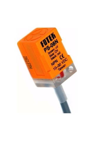 Ps-08n Fotek 17x17x28mm 10-30vdc Besleme Npn No 8mm Algılama 2mt Kablolu Kübik Endüktif Sensör