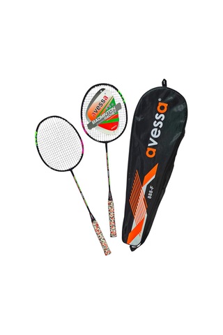Premium Rekreasyon Müsabaka Eğlence 888-f Tek Parça Badmington Raket Set Çift