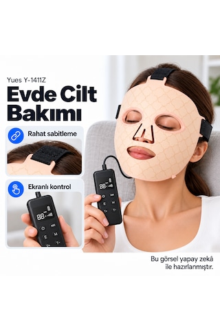 Yues Y-1411z Led Yüz Maskesi 8 Modlu Şarjlı Cilt Bakım Cihazı