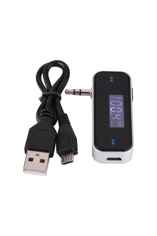 Moveevo Fm Araç Transistörü, Hifi Stereo Ses, Elle Serbest Arama, Lcd Ekran, 3.5mm Girişli Akıllı Telefonlar İçin, 87.5-108mhz Aralığı