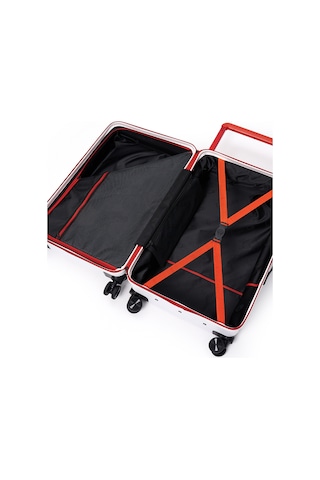 Elatae Vouge Exclusive Kabin Boy Ultra Strong Valiz Beyaz V10737 Beyaz