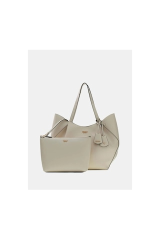 Guess Amorette 2 In 1 Tote-kadın Omuz Çantası -bg789824 Beyaz