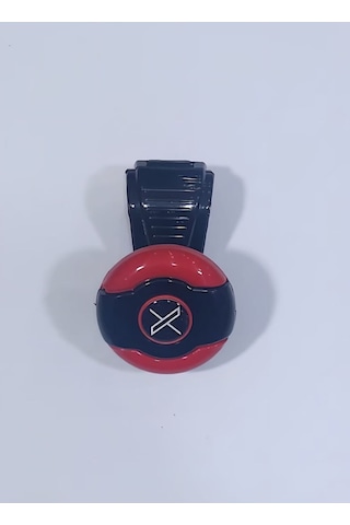 Kırmızı-siyah Dönebilen Vites Topuzu Logolu Stickerlı Çok Renkli
