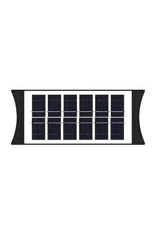 Panther 8w Solar Led Duvar Lambası 900 Lümen Çift Renk 3000k 7000k Dış Mekan Pt-2930 Sarı