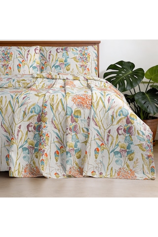 Aryıldız Home Agatha Tek Kişilik %100 Pamuk Pike 150x220 Cm Renkli