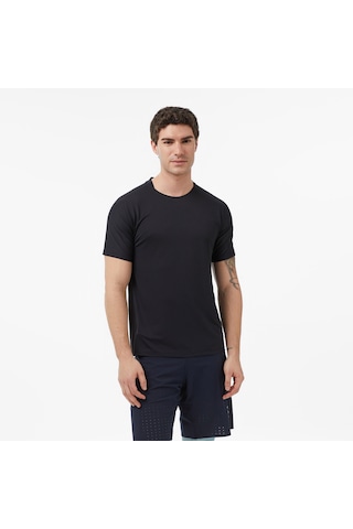 Salomon Sense Aero Erkek Siyah T-shirt Lc2187200 Çok Renkli