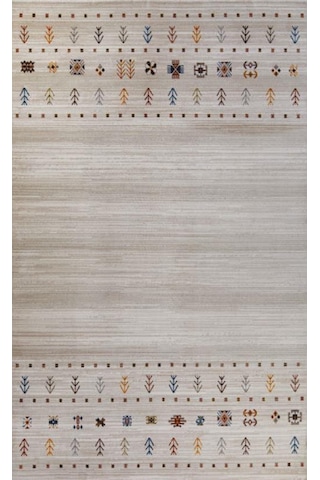 Gabardin Halı 7/24 Serisi 1127 Kemik Salon Oturma Yatak Odası Halısı Kemik